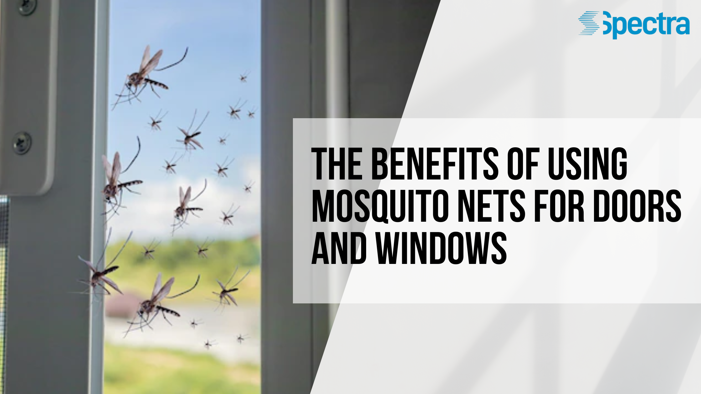 benefits of using mosquito nets for doors and windows | Spectra Blinds